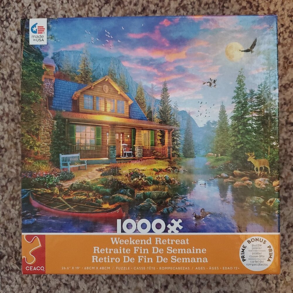 1000 Piece Puzzle - Weekend Retreat